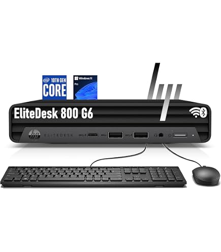 Amazon.com: HP EliteDesk 800 G6 Mini PC Desktop Win 11 Pro, Intel